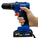 Furadeira e Parafusadeira de Impacto Brushless FORTGPRO FG3006 18V Li-Ion 45Nm 1/2 Pol. com Bateria e Carregador Bivolt